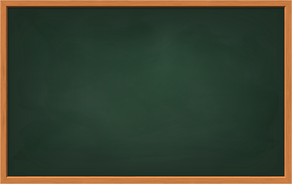 3d realistic blackboard with wooden frame
